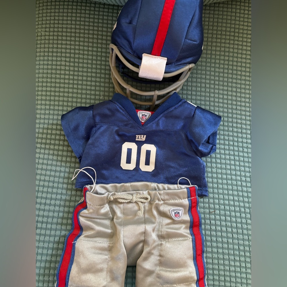 Build a bear NFL Giants outfit from 2010